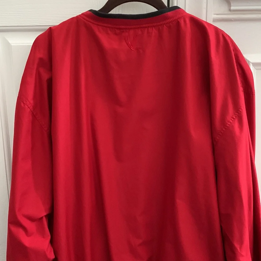Ohio State Buckeyes Red V Neck Pullover Men's XL - Picture 5 of 10